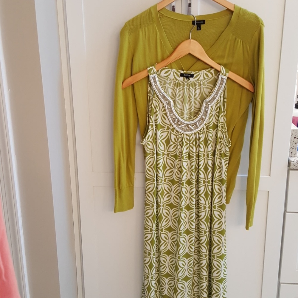 Talbots  Cardigan and Dress for one price
